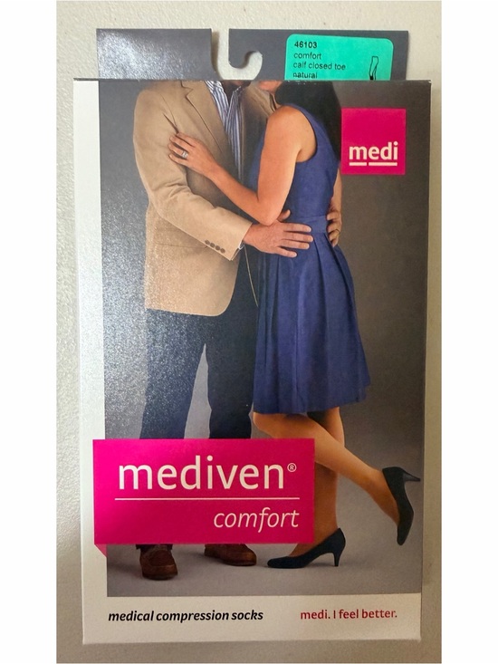 Mediven Other - Natural Comfort Calf Closed-Toe Compression Stockings - Natural